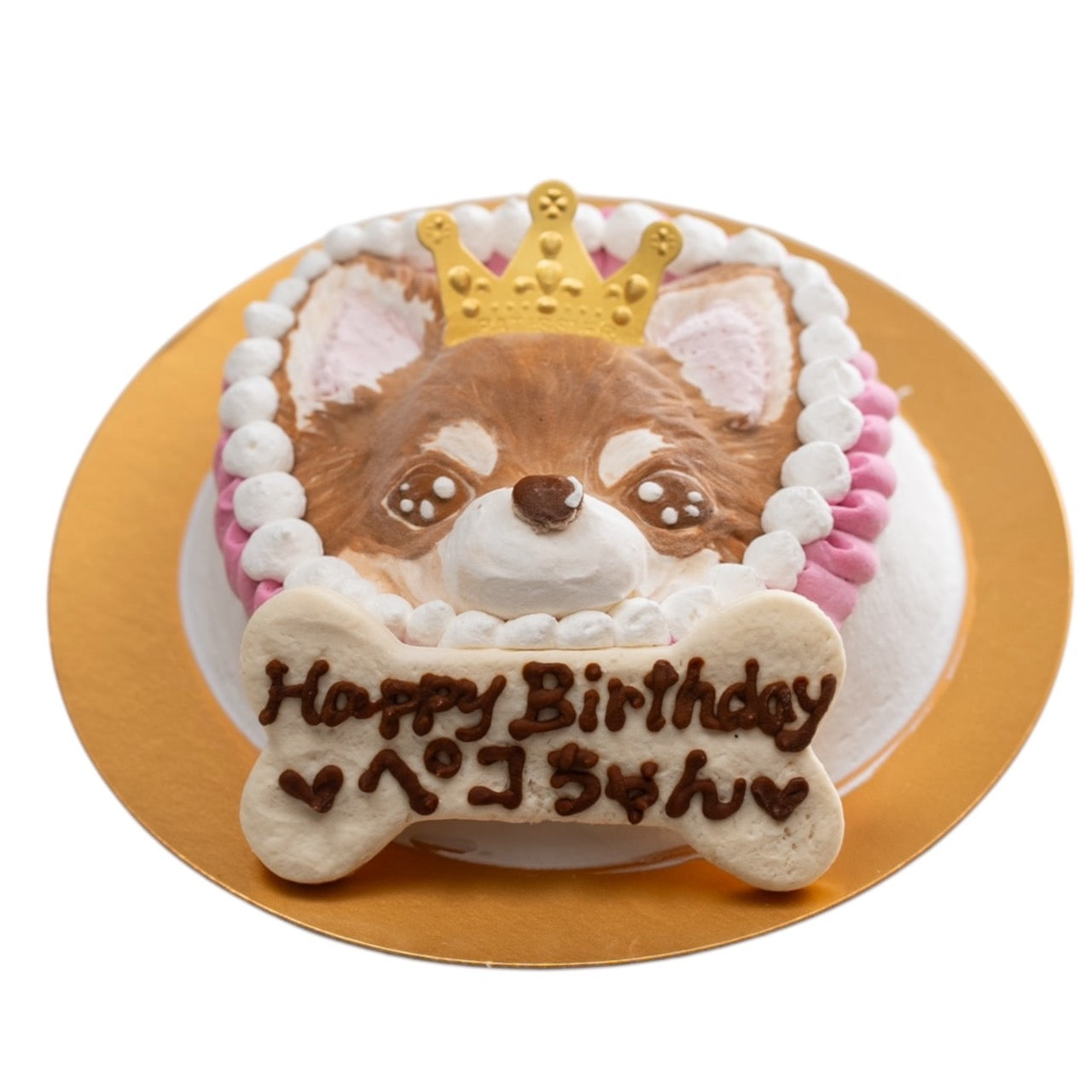 似顔絵ケーキ（犬用）冷凍