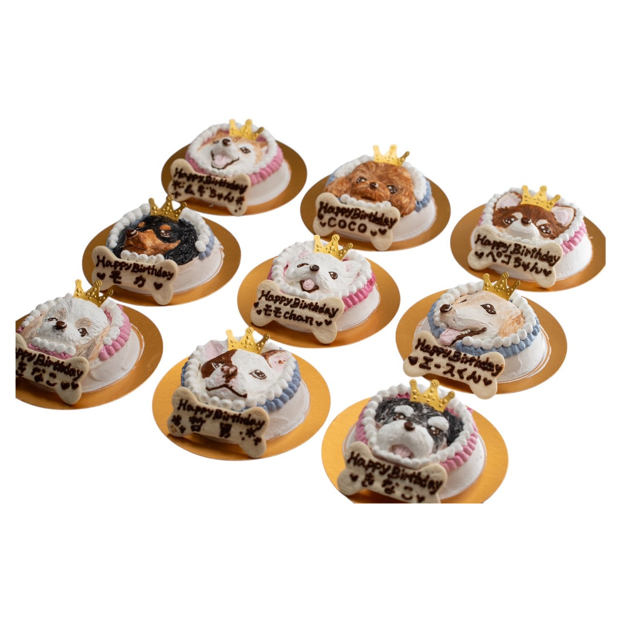 似顔絵ケーキ（犬用）冷凍